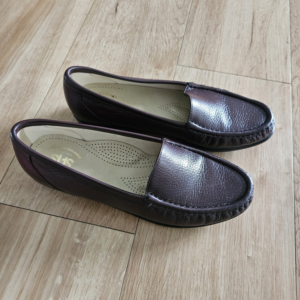 SAS Tripad Comfort Simplify Loafer Shoes Womens 9M Casual Leather Brown